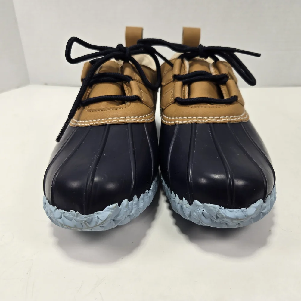 JBU by Jambu Glenda navy blue Tan waterproof rain Shoes rain boots Womens size 6 - Picture 4 of 10